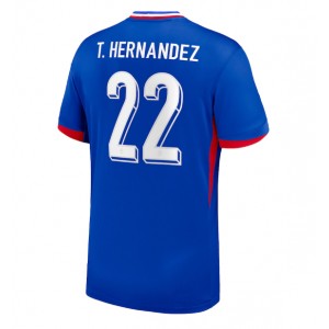 Fotbalové Dres Francie Theo Hernandez #22 Domácí Oblečení ME 2024 Krátký Rukáv